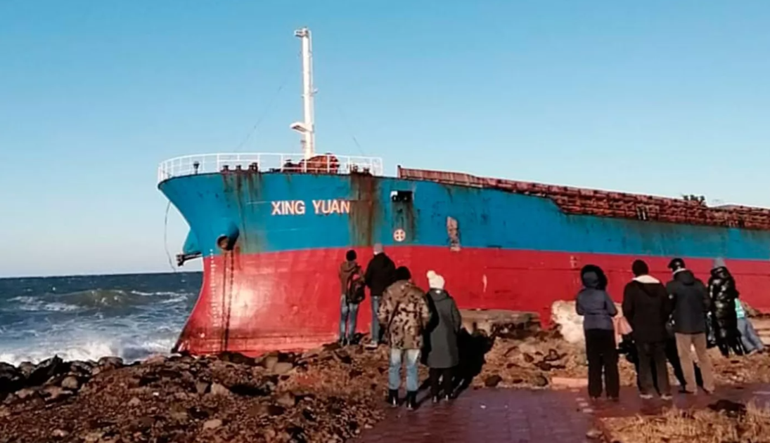 俄海上救援部门：2021年在萨哈林岛搁浅的中国船只将报废处理