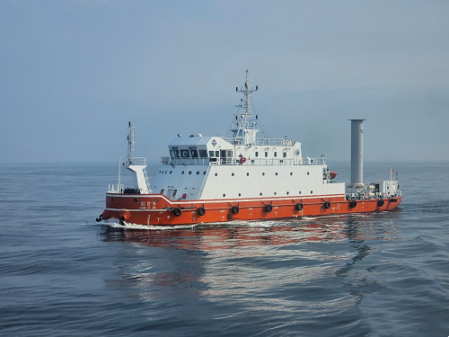 “创智号”试验船完成首次航行任务并开展系列科研试验