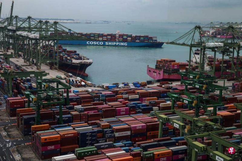 大约九成集装箱船未按照预定时间抵达新加坡港口